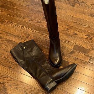 INC International Concepts Dark Brown Over the Knee Boots